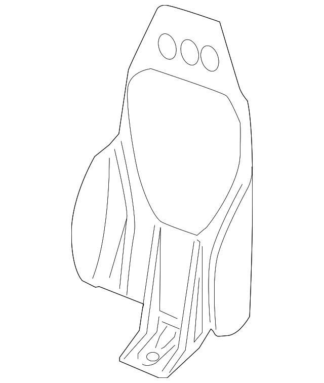 15238269 Деталь SEAT BACK PANEL, RIGHT