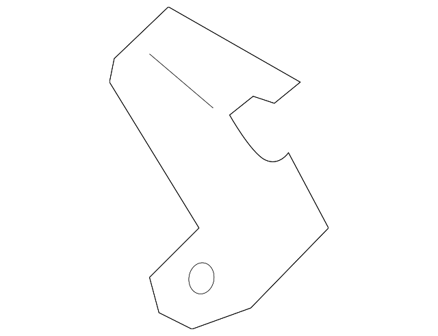 T2H16767 Деталь TENSIONER BRACKET, LEFT