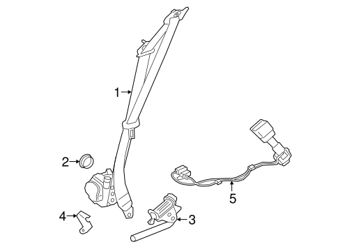 XF FRONT SEAT BELTS