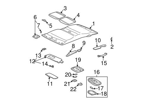 BODY/INTERIOR TRIM - CAB for 2006 Toyota Tundra #2