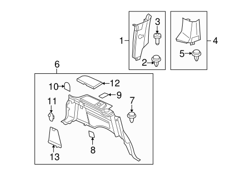 LR4 INTERIOR TRIM - QUARTER PANELS 2