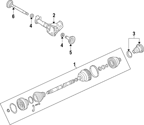 Cayenne AXLE SHAFTS & JOINTS