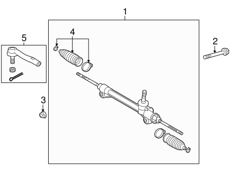STEERING/STEERING GEAR & LINKAGE for 2014 Toyota Camry #2