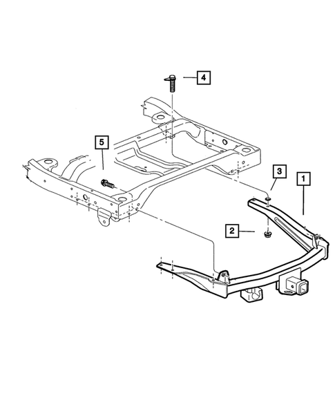 Trailer Tow for 2005 Dodge Durango #0