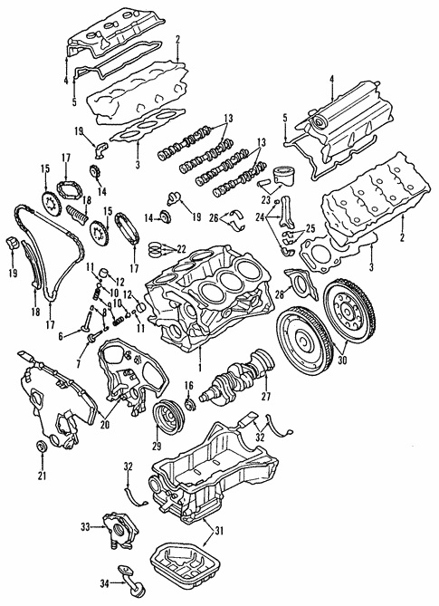 Oil Pump for 2003 Infiniti I35 #0