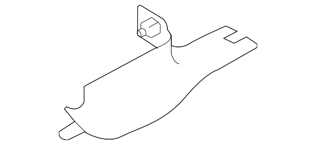 T2R11527PVJ Деталь KICK PANEL TRIM, RIGHT