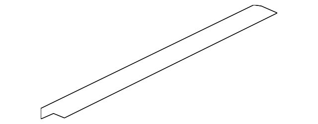 T2P1021 Деталь SCUFF PLATE, RIGHT