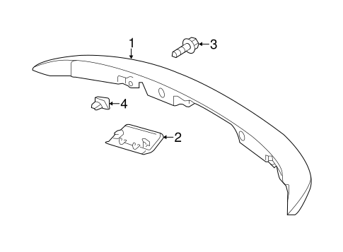 BODY/SPOILER for 2013 Toyota Yaris #1