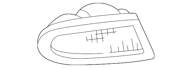 19299094 Деталь TAIL LAMP, RIGHT