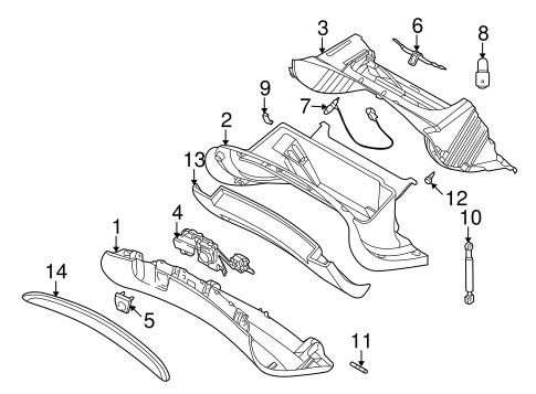 XC70 GLOVE BOX