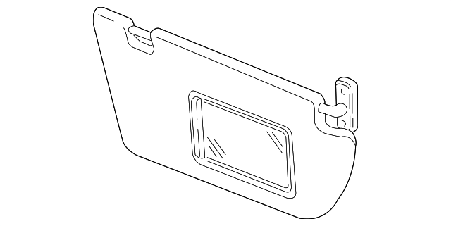 92209905 Деталь SUNVISOR, LEFT