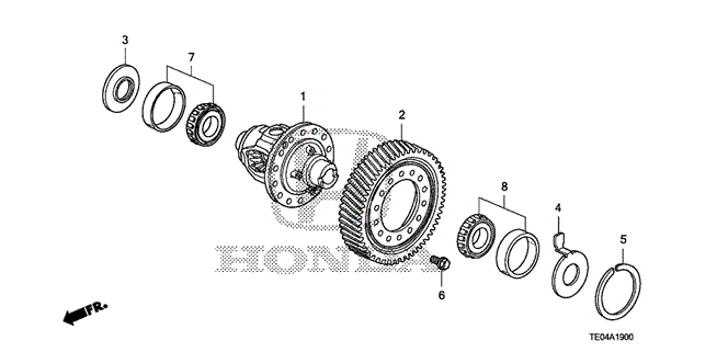 Transmission - Automatic/AT Differential (V6) for 2011 Honda ACCORD COUPE #1
