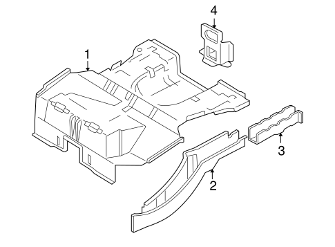 Focus REAR FLOOR & RAILS