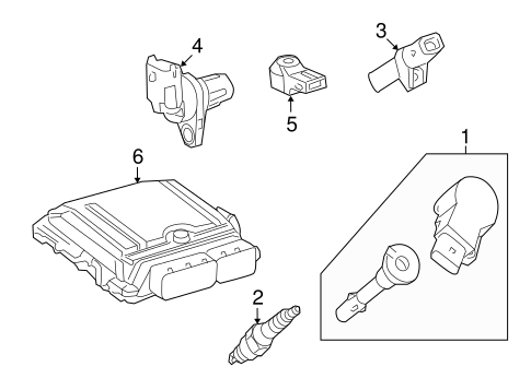 Ignition System for 2013 Mercedes-Benz C 250 #2