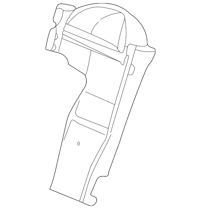 12454158 SEAT BACK PAD, LEFT