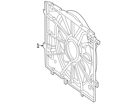 Cooling Fan for 2020 Mercedes-Benz GLS 580 #0