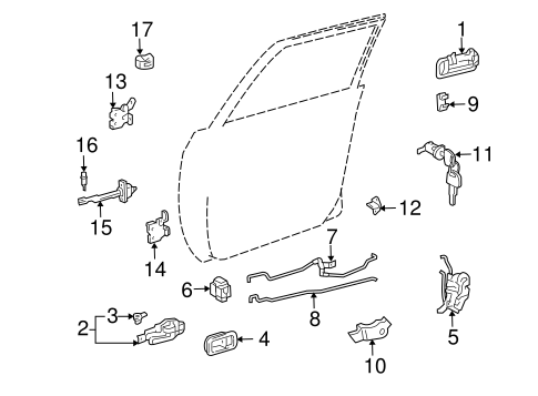 BODY/REAR DOOR for 1998 Toyota Land Cruiser #1