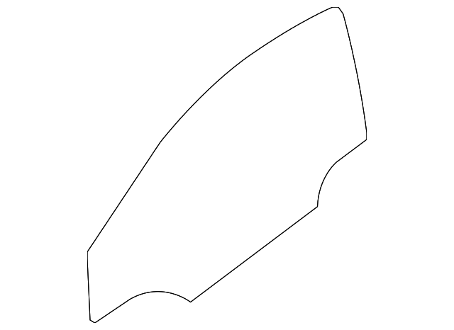 93183612 Деталь DOOR GLASS, LEFT