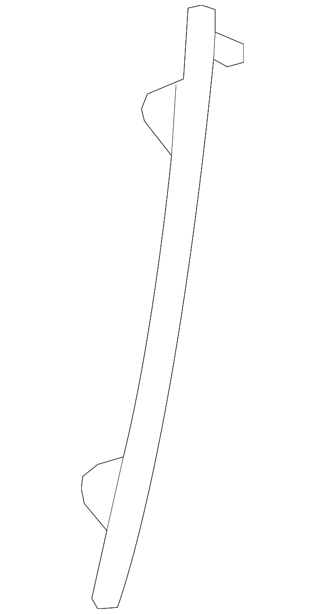13168779 Деталь REAR CHANNEL, RIGHT