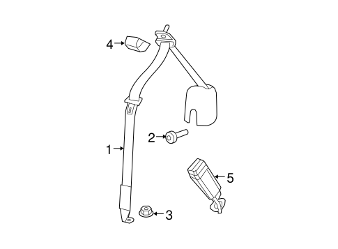 Wrangler REAR SEAT BELTS