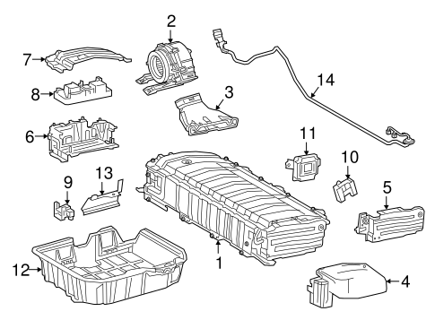 ELECTRICAL/BATTERY for 2016 Toyota Prius #3