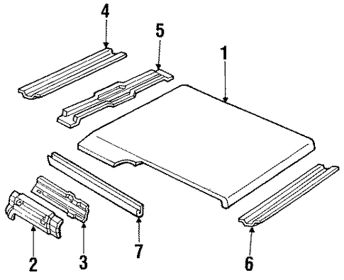 Mark VII EXTERIOR TRIM - ROOF