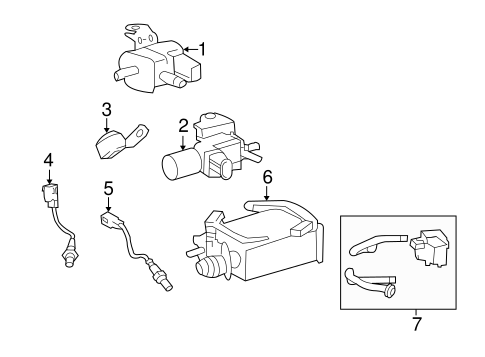 EMISSION SYSTEM/EMISSION COMPONENTS for 2015 Toyota Land Cruiser #1