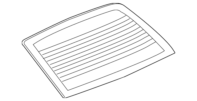 22723604 Деталь BACK GLASS