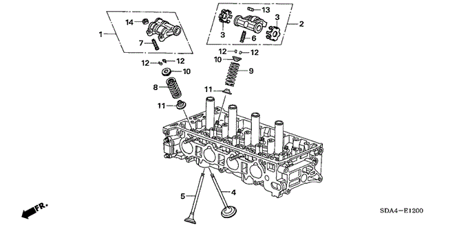 ENGINE/VALVE - ROCKER ARM (L4) for 2005 Honda ACCORD SEDAN #1