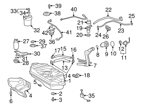 MAINTENANCE & LUBRICATION/FILTERS for 2002 Toyota Echo #3