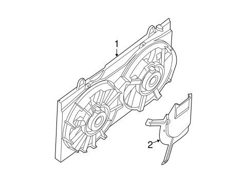 Cooling Fan for 2010 Nissan Sentra #0