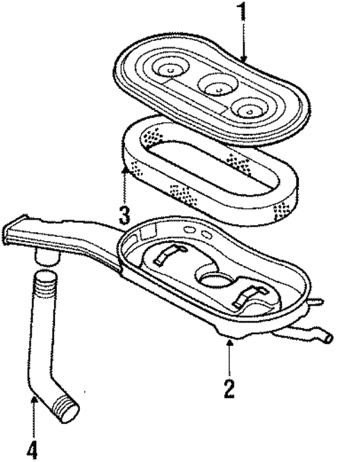 Air Inlet for 1985 Subaru Standard #0