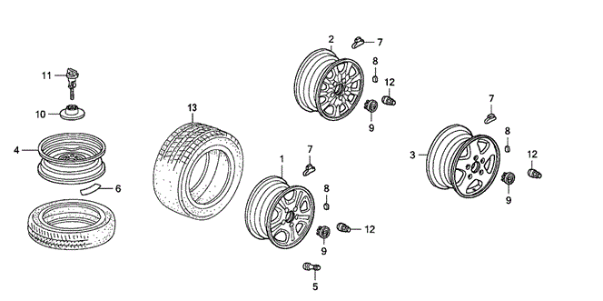 Chassis/Wheel Disk for 2007 Honda ACCORD COUPE #1