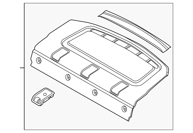 DM5Z-5446668-BC Деталь PKG TRAY TRIM