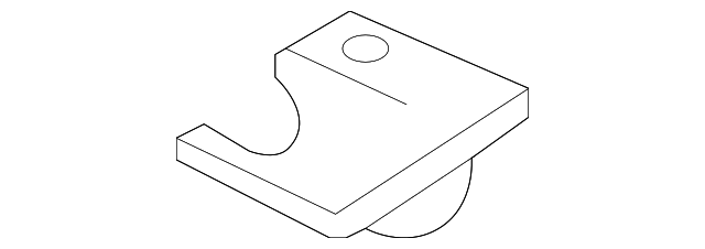 T2R5087LME Деталь OUTER BRACKET, LEFT
