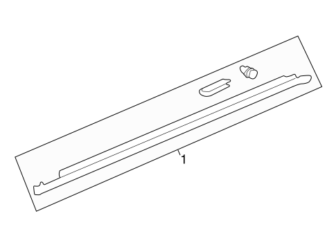 Body/Exterior Trim - Pillars for 2005 Buick LeSabre #1
