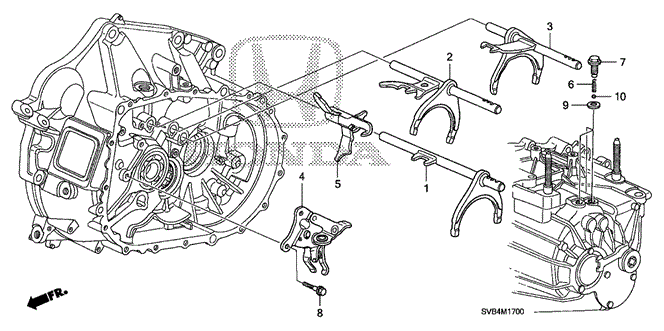 TRANSMISSION - MANUAL/MT SHIFT FORK (2.0L) for 2010 Honda CIVIC COUPE #1