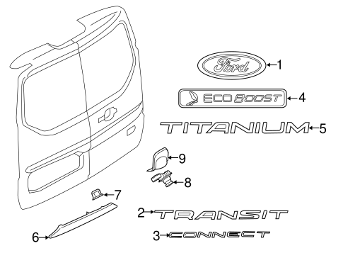 Electrical/Parking Aid for 2016 Ford Transit Connect #4