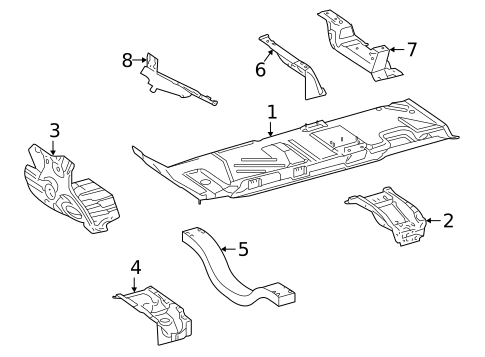 Front Floor for 2020 Mercedes-Benz G 63 AMG® #0