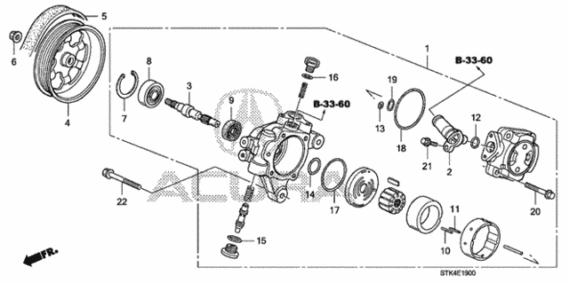 P.S. Pump for 2008 Acura RDX #0