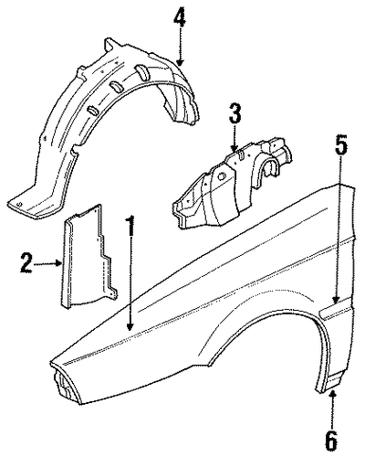 Probe EXTERIOR TRIM - FENDER