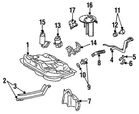 ELECTRICAL/SENDERS for 1996 Toyota Corolla #1