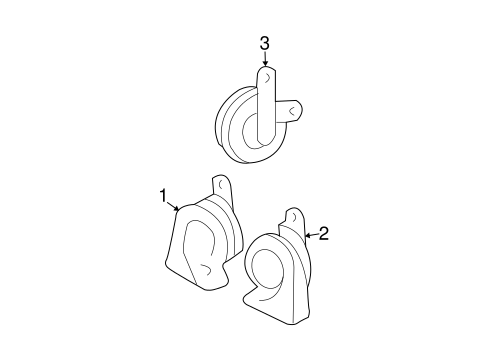 ELECTRICAL/HORN for 2009 Toyota 4Runner #1