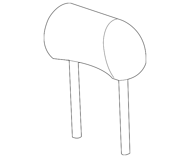 C2S34725SEL Деталь HEADREST, OUTER, LEFT