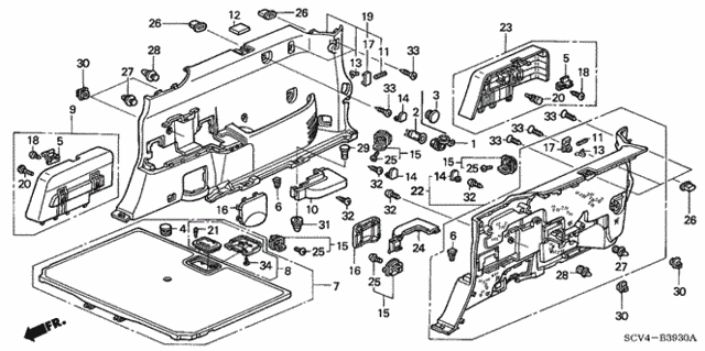 Side Lining for 2006 Honda Element #0