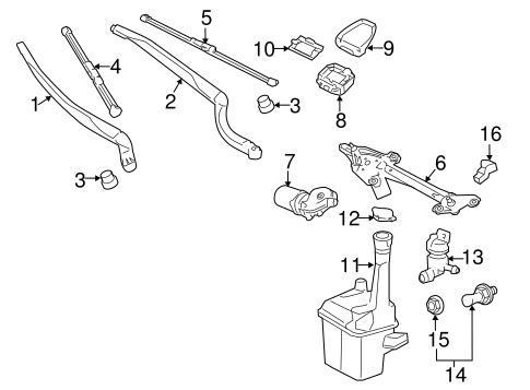 ELECTRICAL/WIPERS for 2012 Toyota Avalon #1