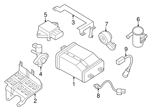 Emission System for 2010 Nissan Sentra #0