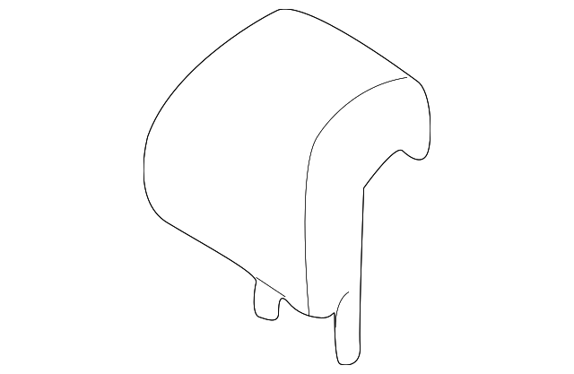 5211412 Деталь HEADREST, RIGHT