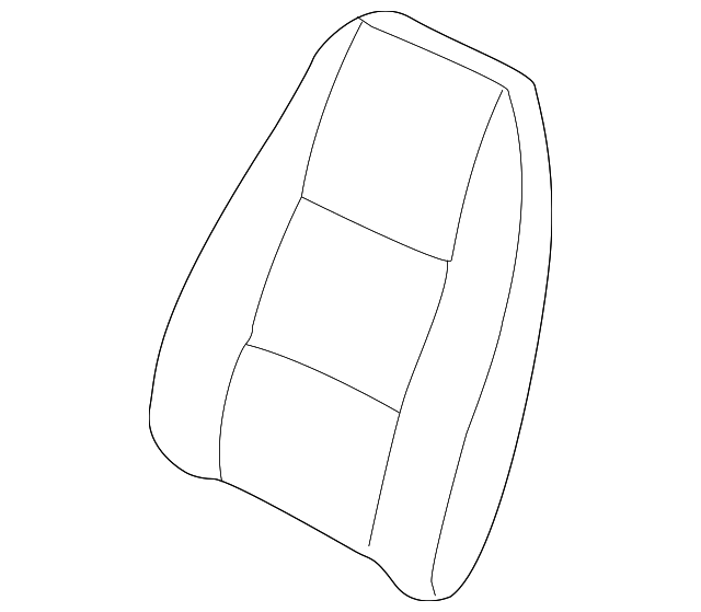 5213319 Деталь SEAT BACK COVER, LEFT