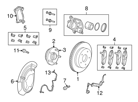 Brakes/Front Brakes for 2011 Jeep Liberty #2